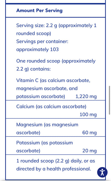 Buffered Ascorbic Acid Powder